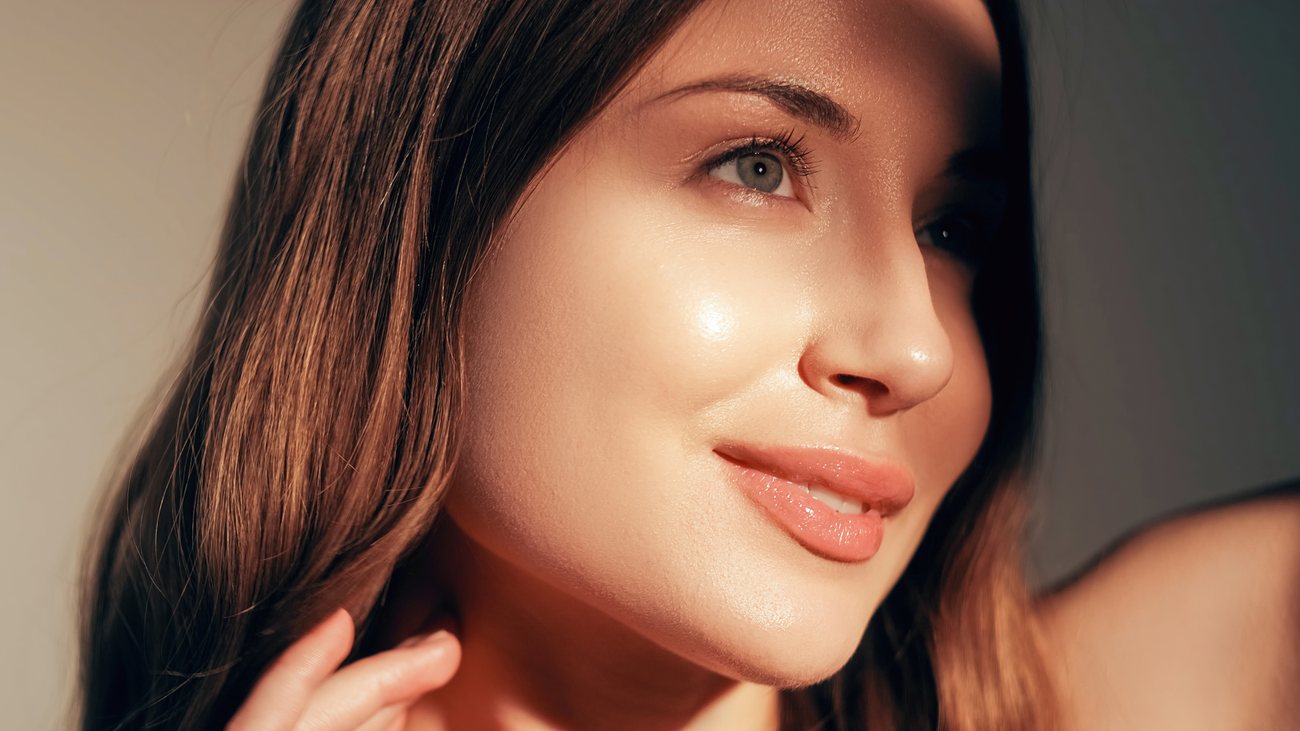 Glowing skin after microneedling with PRP at Deluxe Med Spa & Wellness